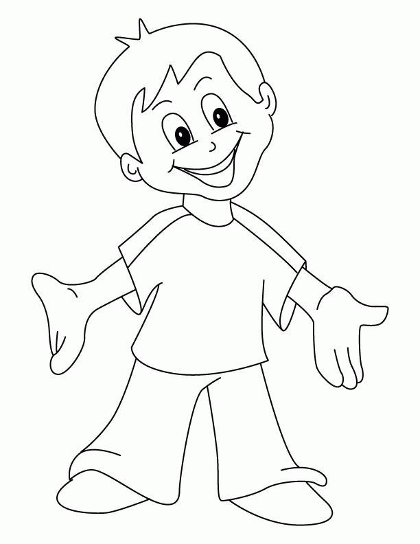 Happy coloring page | Download Free Happy coloring page for kids 