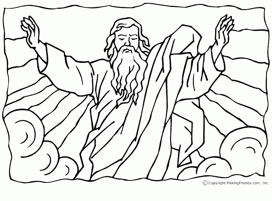 Red Sea Coloring Page