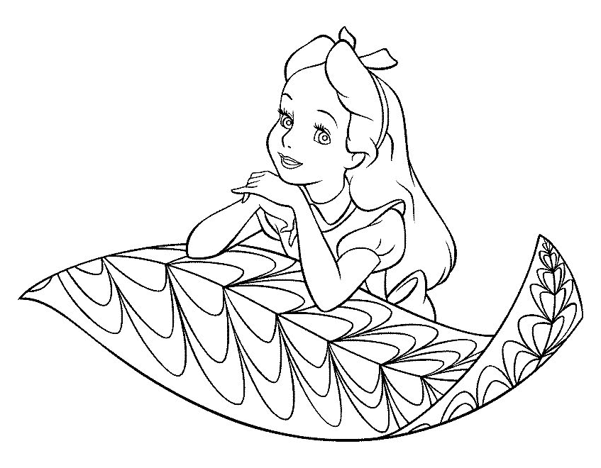 Alice In Wonderland | Coloring