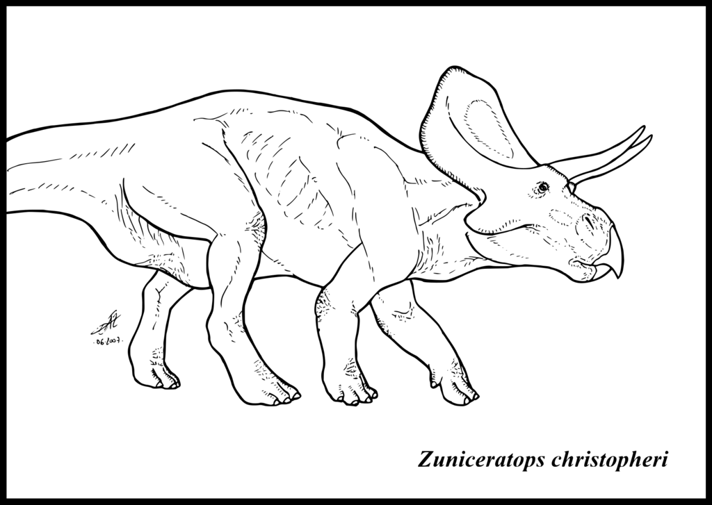 Triceratops horridus by ~zakafreakarama