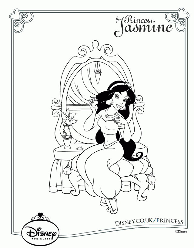 Disney Princess And The Frog Printable Coloring Pages