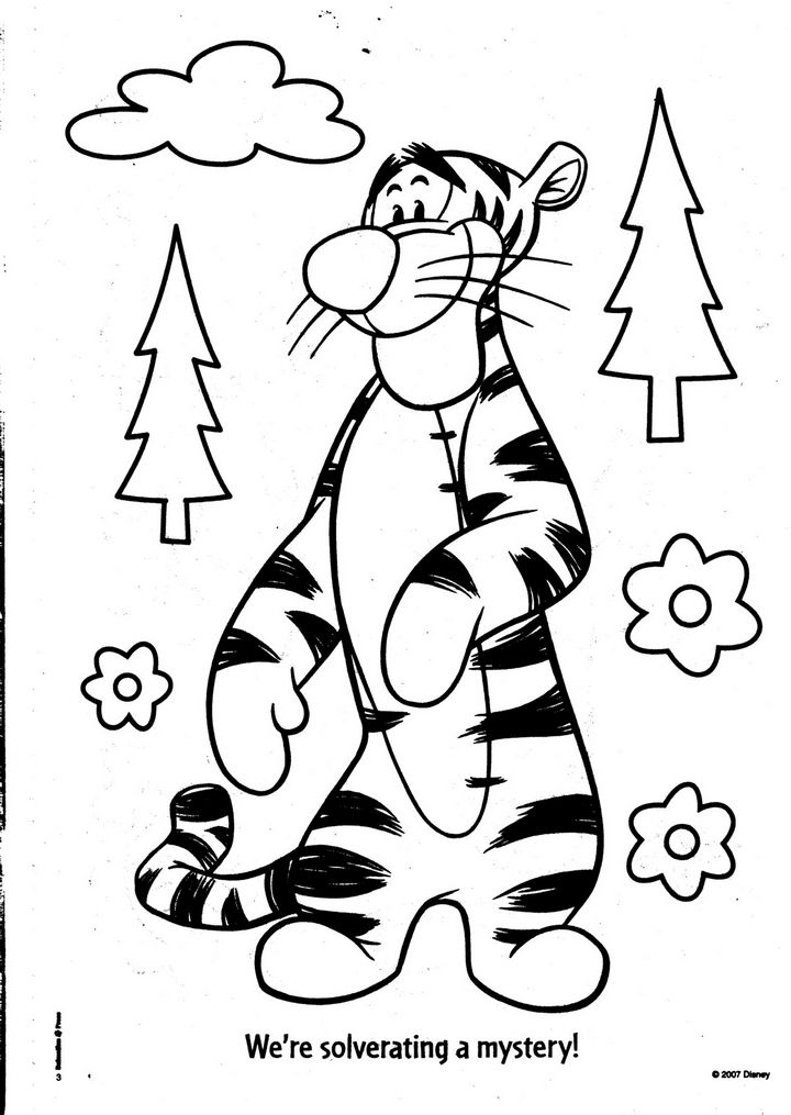 Tigger And Pooh Coloring Pages - Free Printable Coloring Pages 