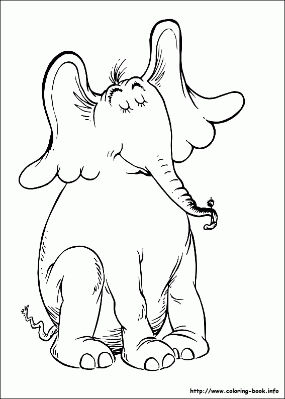 Horton Hears A Who Coloring Page Coloring Home