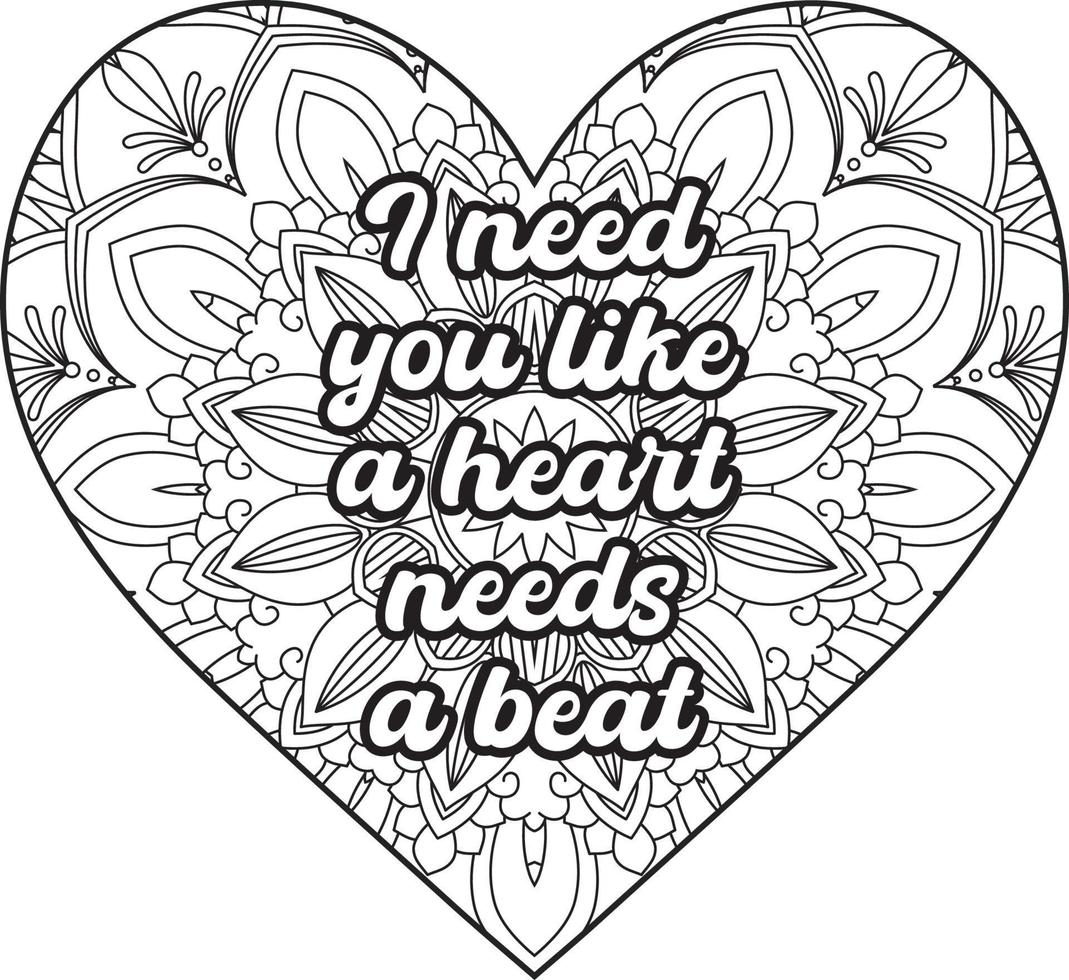 broken heart quotes. Love Quotes. Quotes. Quotes Coloring Pages. inspirational  quotes. Love Quotes Coloring Page For Adults. 18807272 Vector Art at  Vecteezy