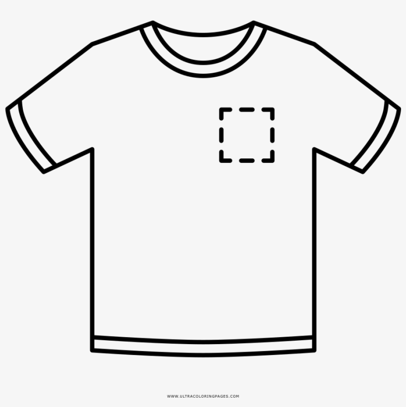 Astounding T Shirt Coloring Page Ultra Pages Pattern - T Shirt For Coloring  - 1000x1000 PNG Download - PNGkit