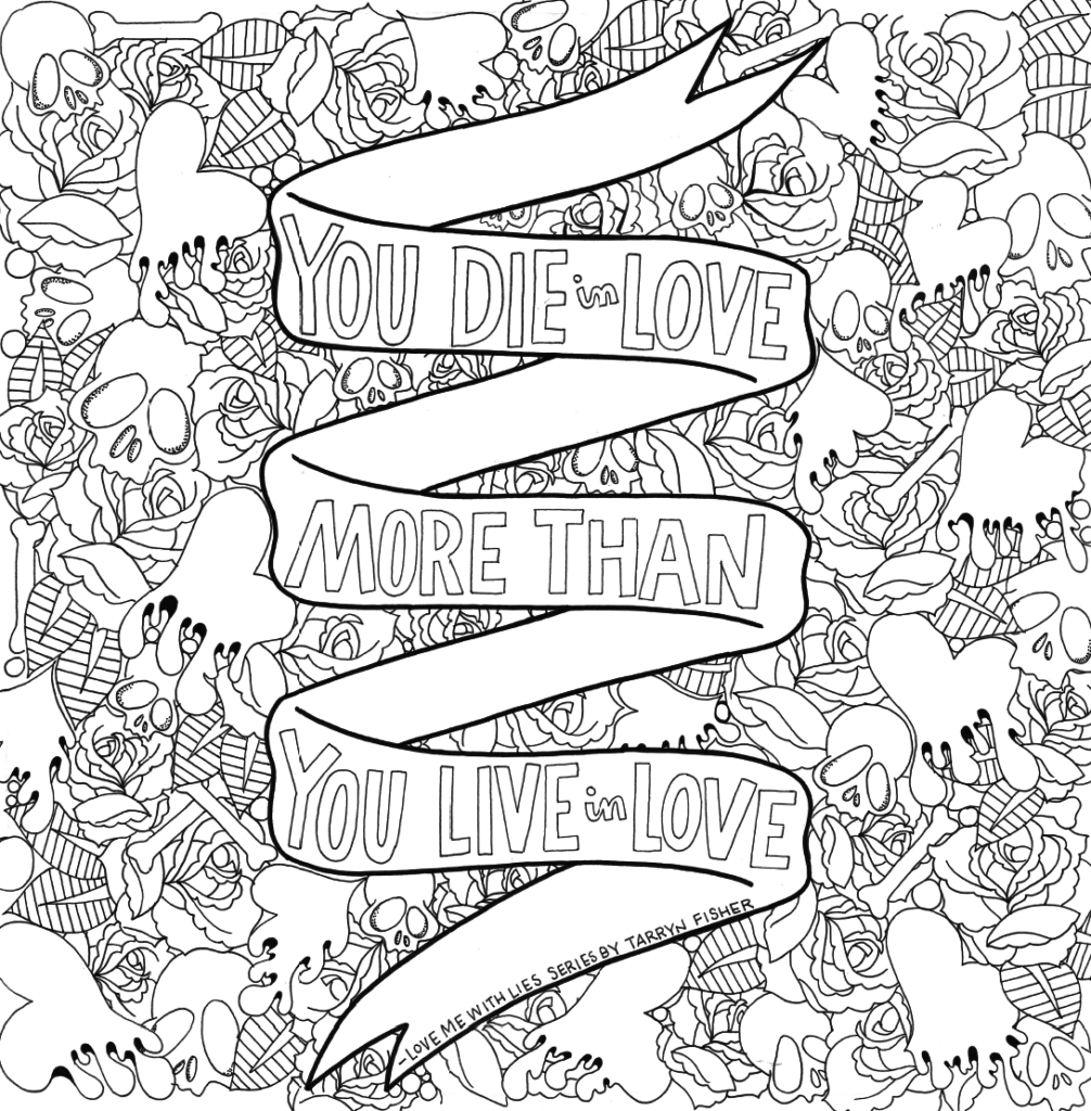 Love Between the Lines: An Adult Coloring Book for Book Lovers - The  Reading Date