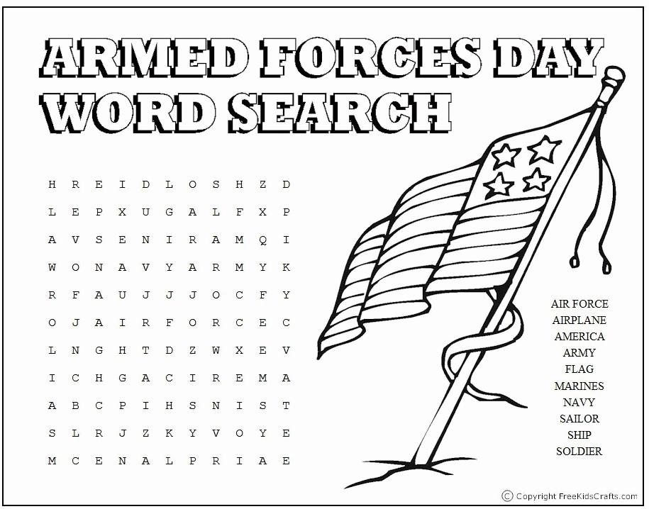 Armed Forces Day Coloring Pages - Coloring Home