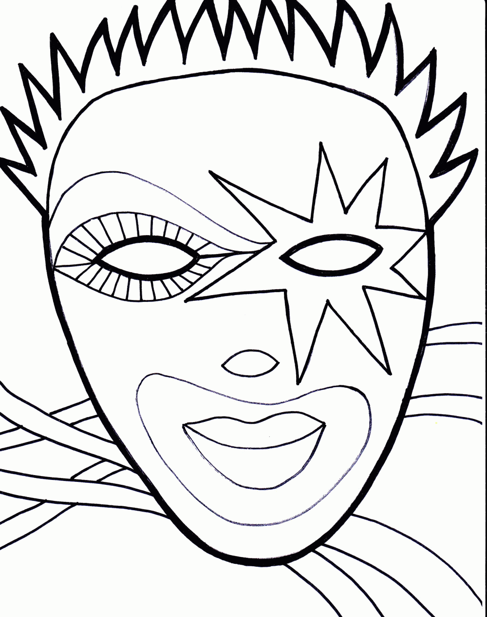 Mardi Gras Coloring Pages Free Printable Coloring Pages For Kids ...