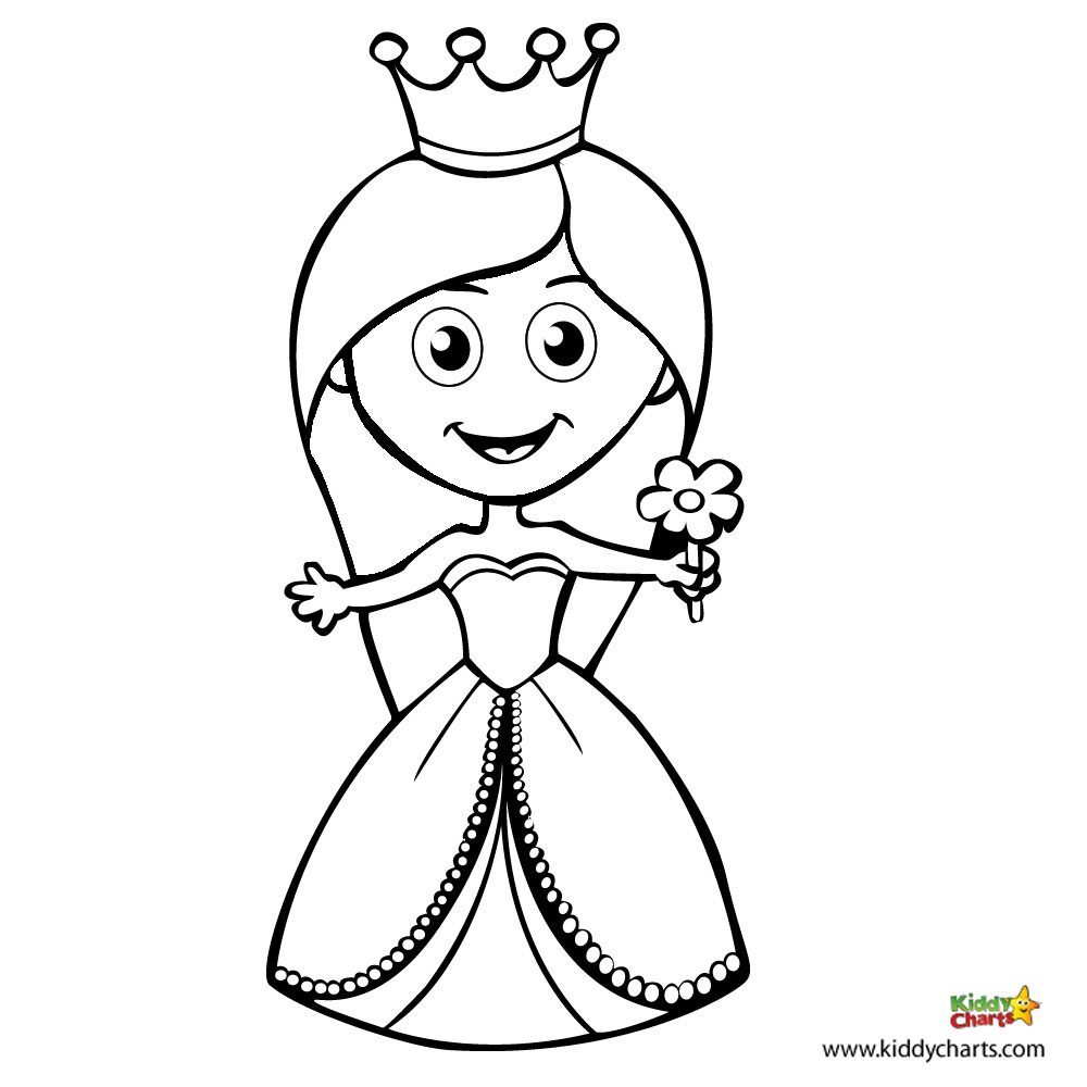 Princess Colouring Get Your Own Little Lady To Colour In ...