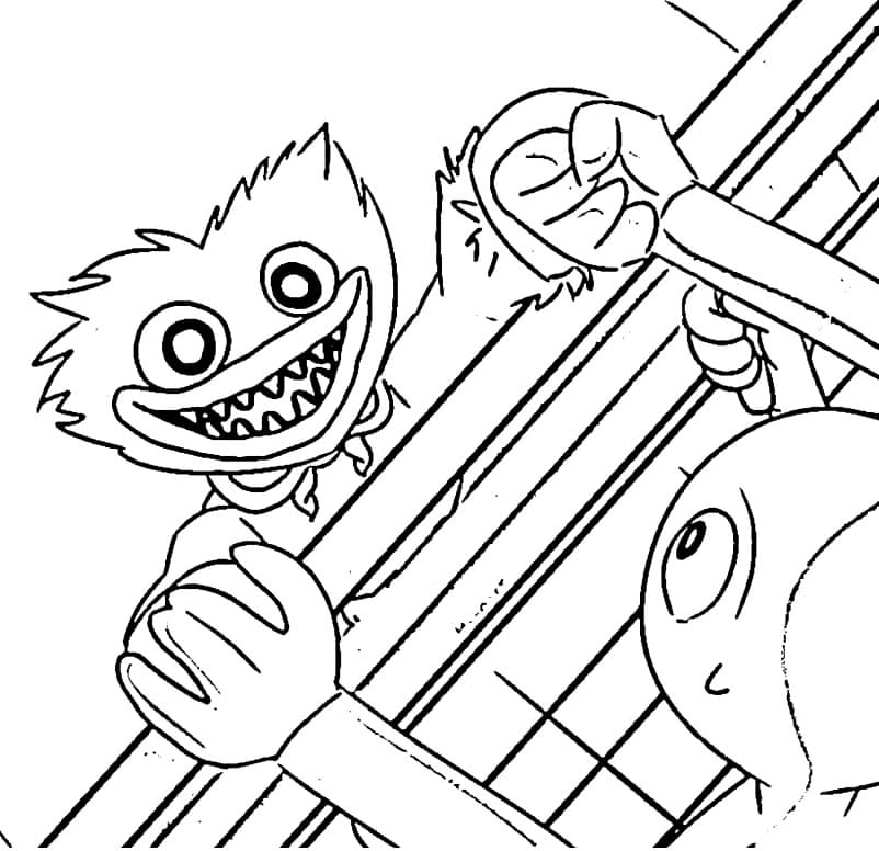 Huggy Wuggy Needs Help Coloring Page - Free Printable Coloring Pages for  Kids