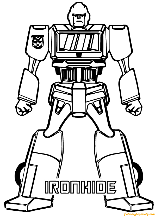 Transformers Ironhide Coloring Pages - Transformers Coloring Pages - Coloring  Pages For Kids And Adults