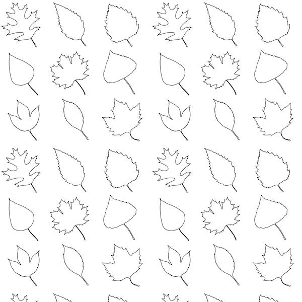Best Photos of Printable Leaf Patterns - Tree Leaf Cut Out Pattern ...