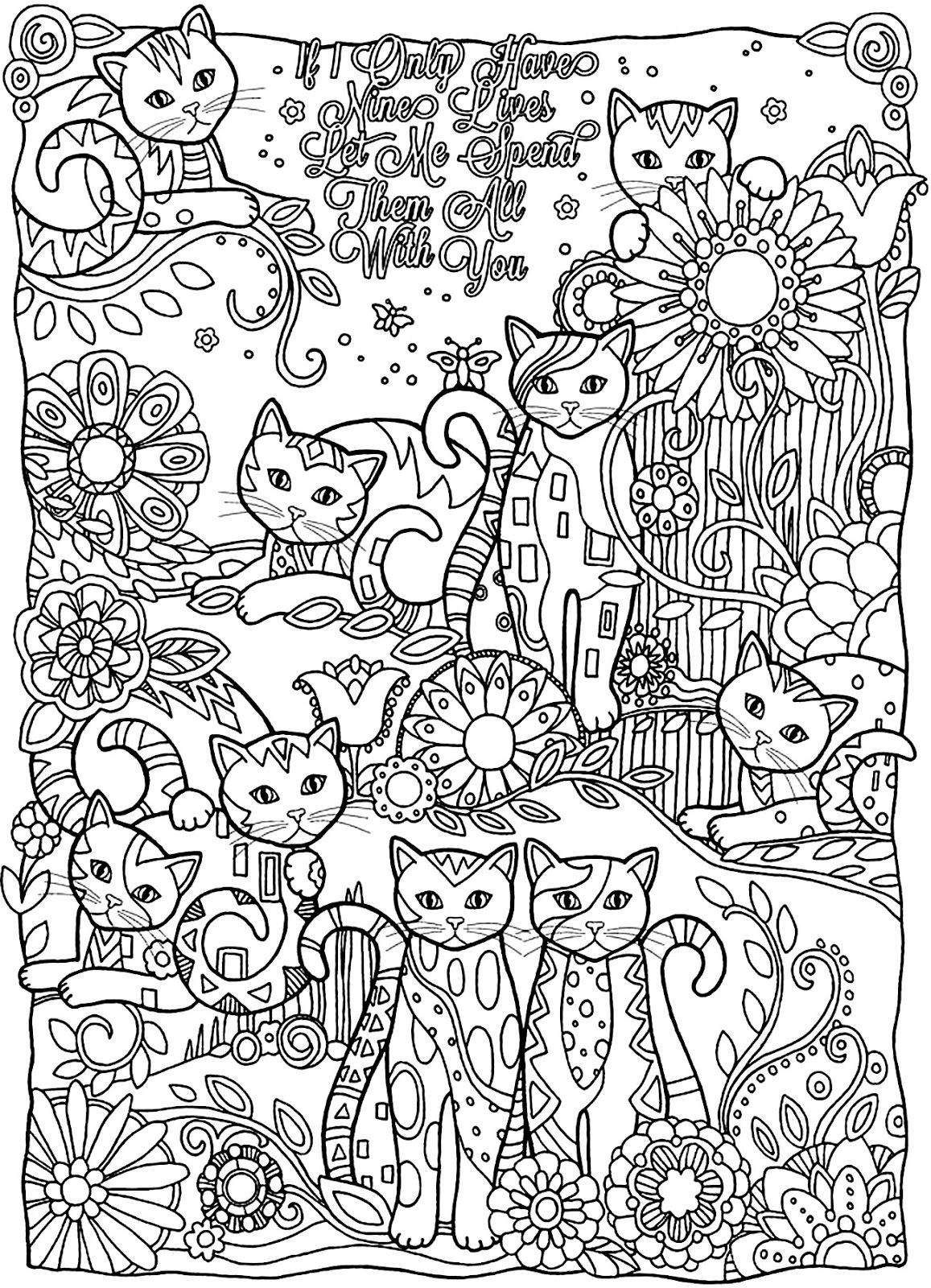Adult colouring | Free coloring ...