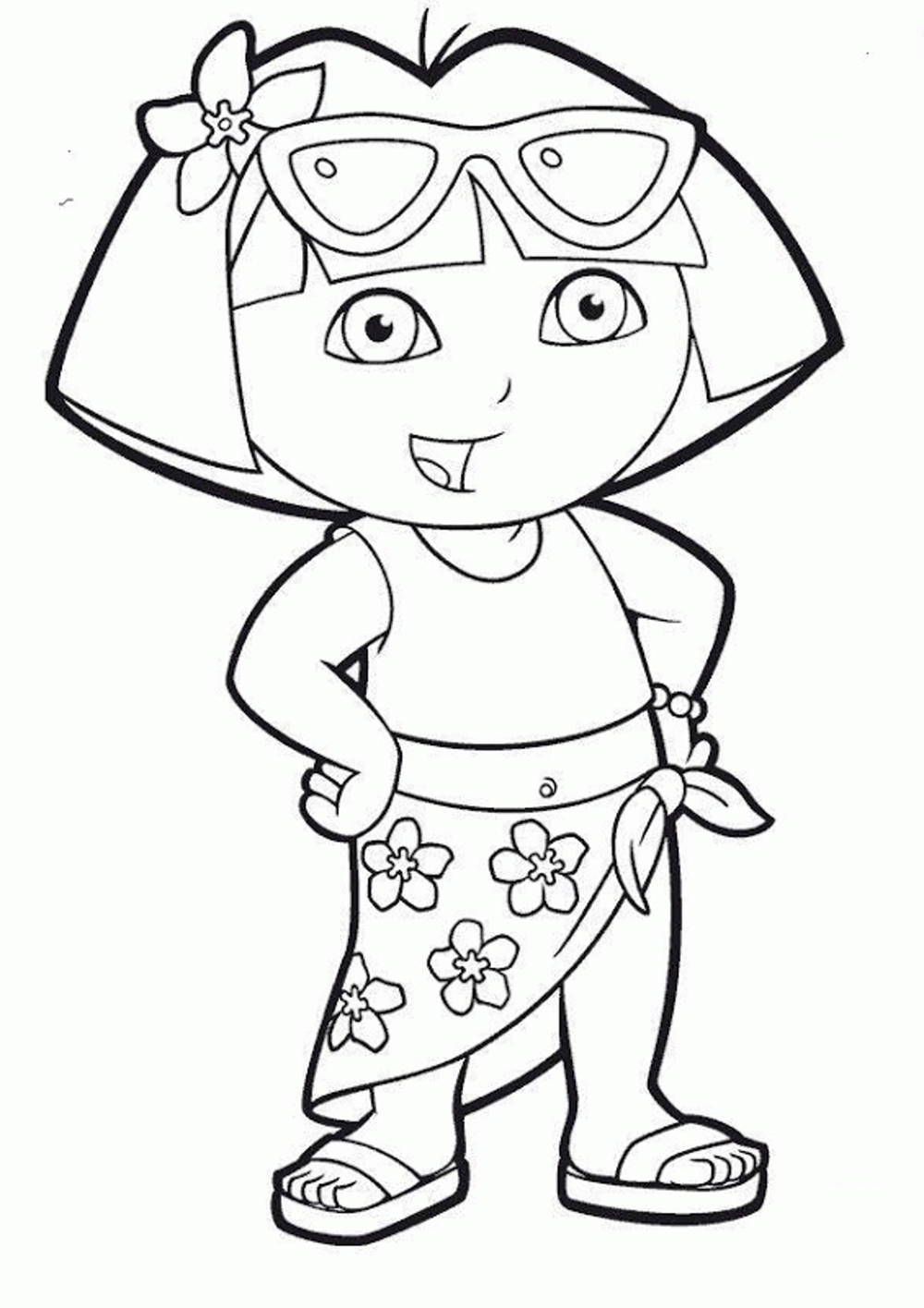 Dora The Explorer Coloring Pages ~ Coloring Pictures