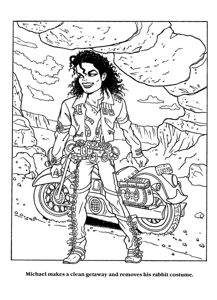 Michael Jackson Coloring Book - Coloring Home