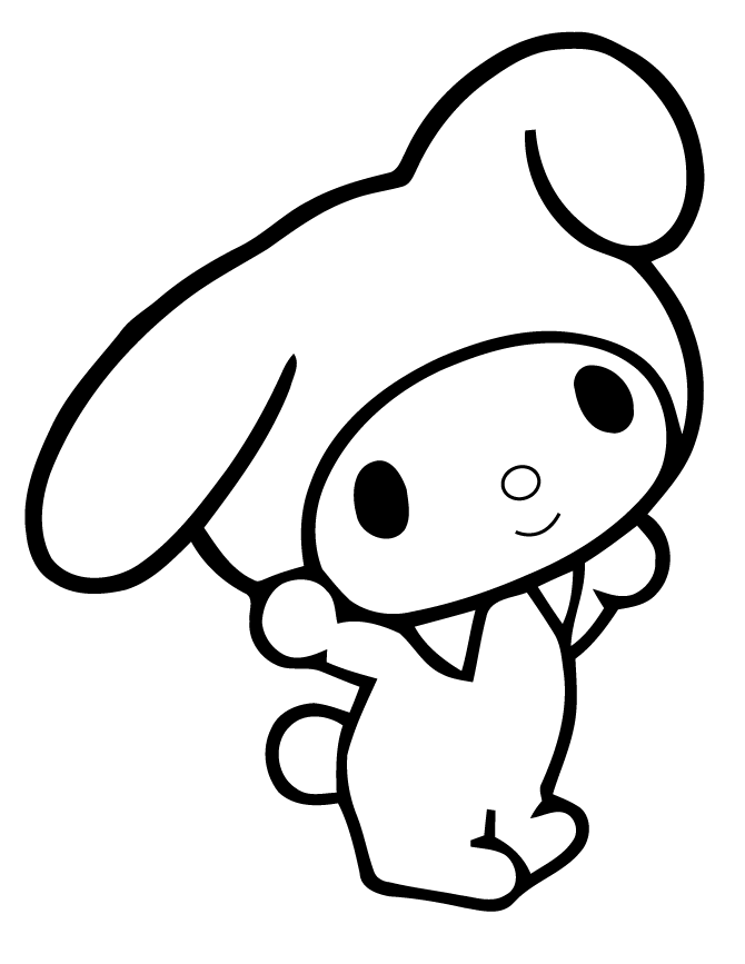 Free Printable My Melody Coloring Pages | H & M Coloring Pages