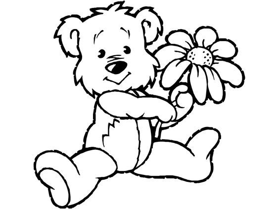 Download Printable Beautiful Teddy Bear Coloring Pages Oloring ...