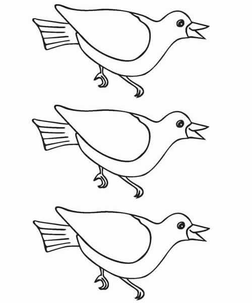 Download Bird Patterns To Trace - Coloring Home