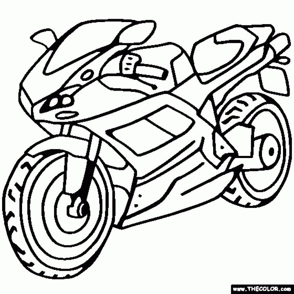Get This Dirt Bike Coloring Pages for Toddlers dl53x !
