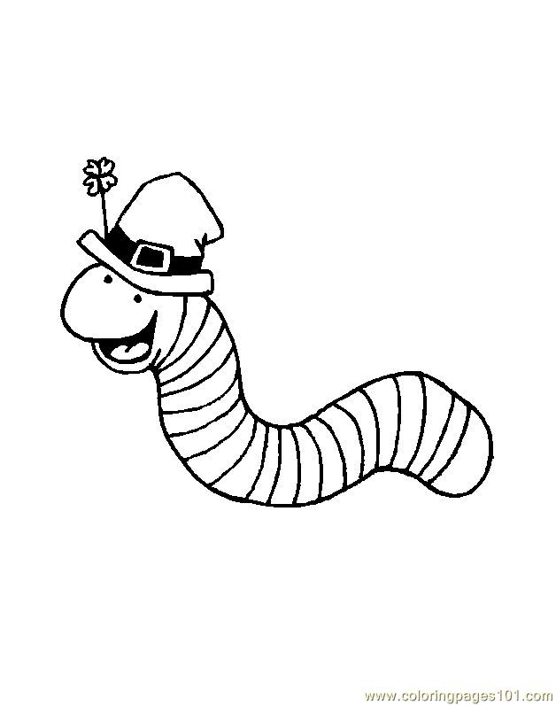 Worm Coloring Page - Free Worms Coloring Pages ...