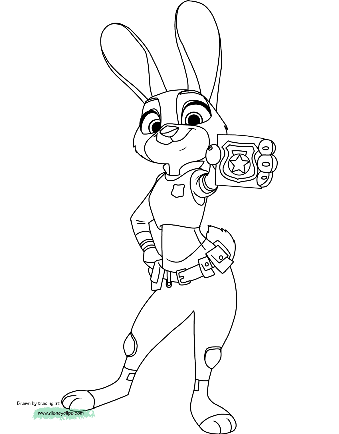 Zootopia Coloring Pages | Disneyclips.com