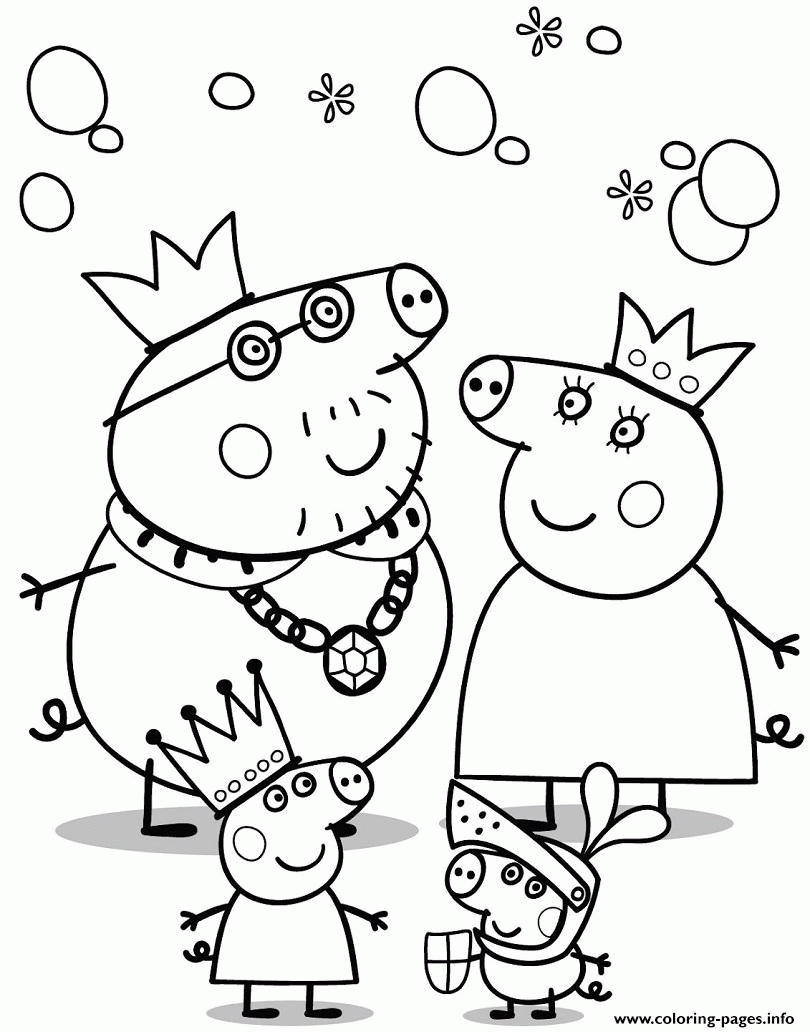 20 Free Pictures for: Peppa Pig Coloring Pages. Temoon.us