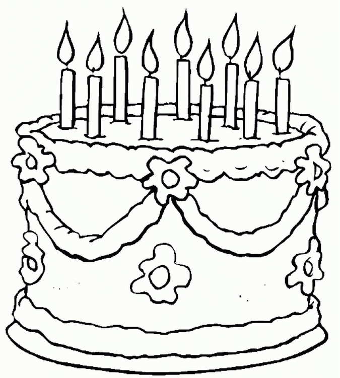 Birthday Theme Coloring Pages - Coloring Pages For All Ages