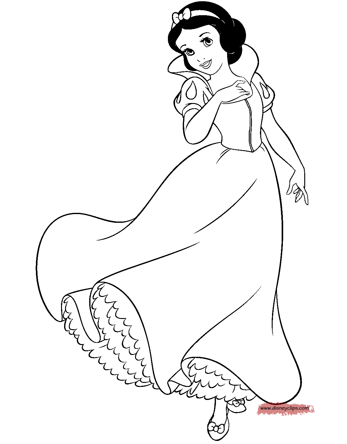 Disney Snow White Printable Coloring Pages 20   Disney Coloring ...