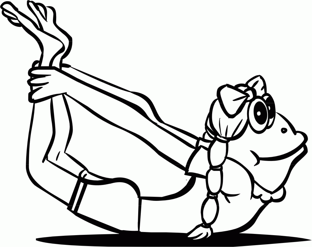 Download Yoga Coloring Pages - Coloring Home