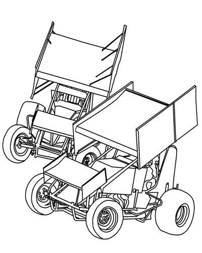 Pin by Eli Brignac on Drawing | Cars coloring pages, Race car coloring pages,  Sprint cars