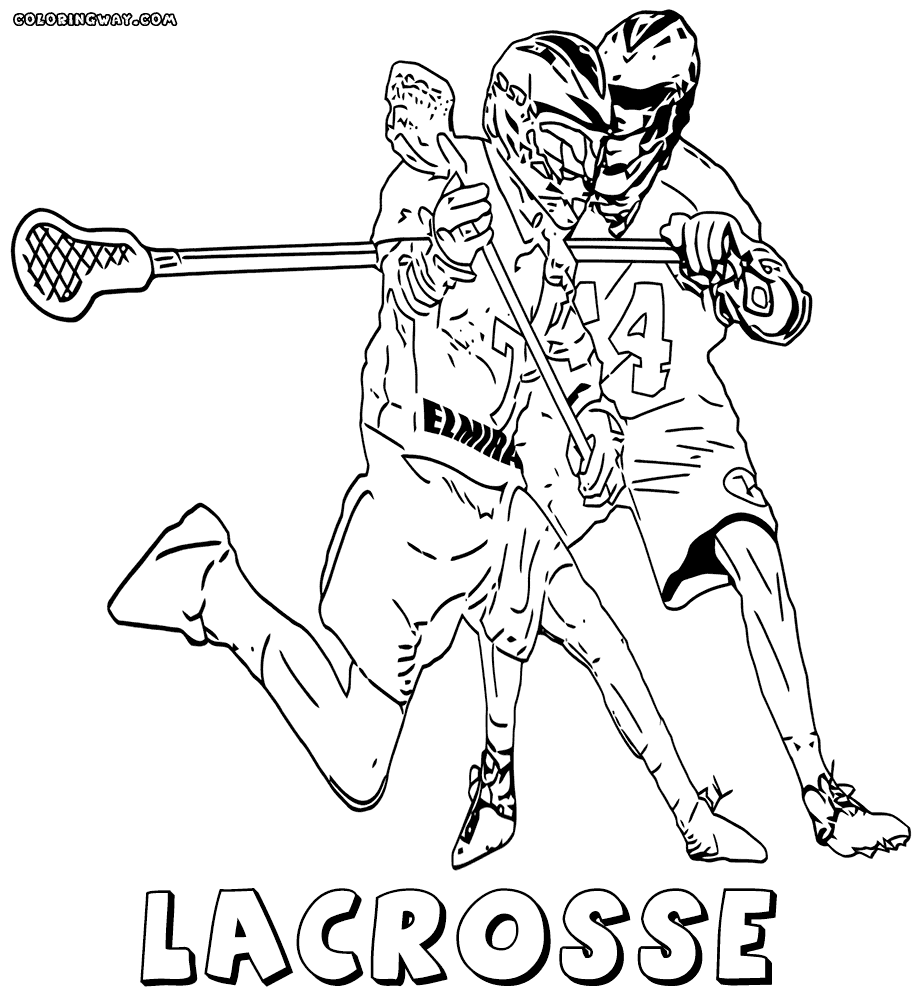 Lacrosse Coloring Pages Coloring Home