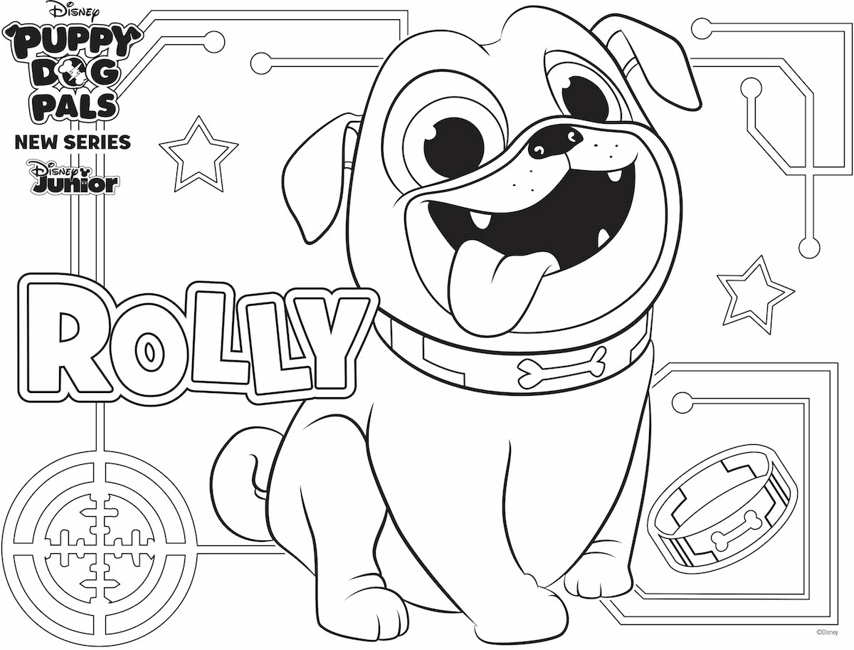 Rolly Coloring Page Family Activity | Disney Family