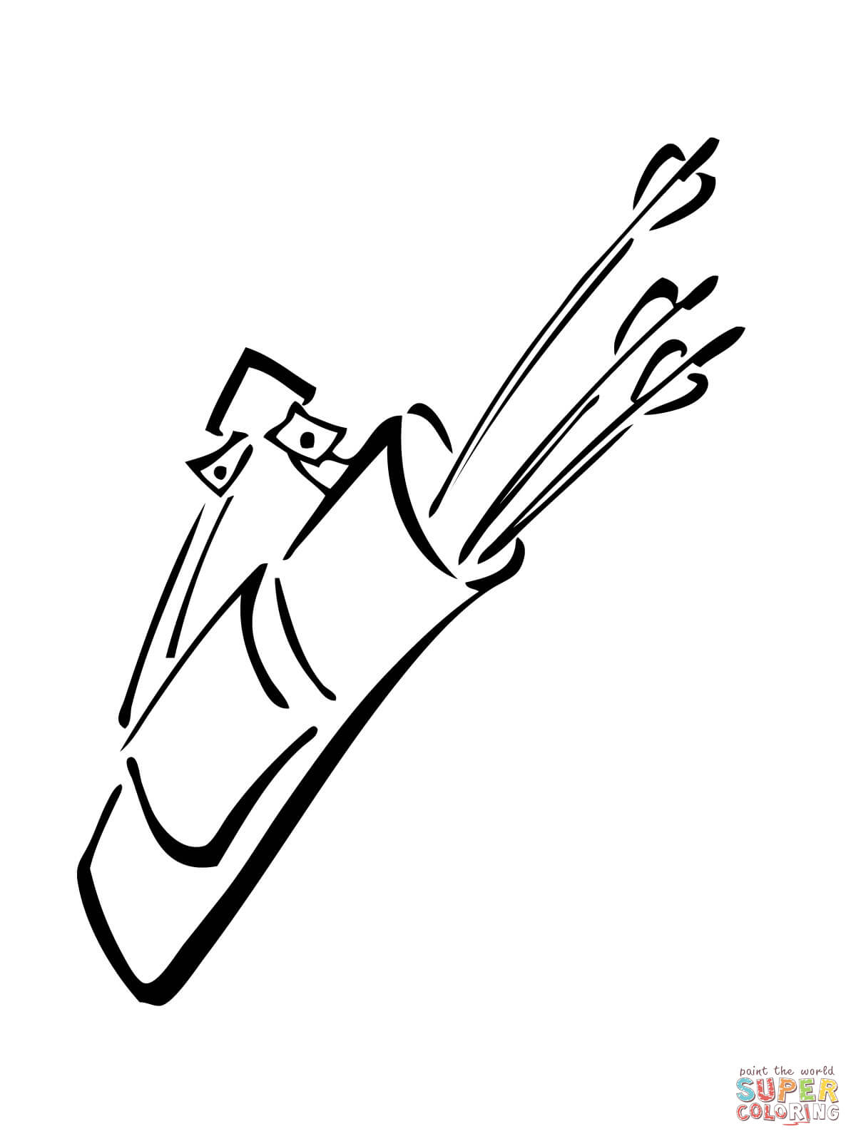 Archery coloring pages | Free Coloring Pages
