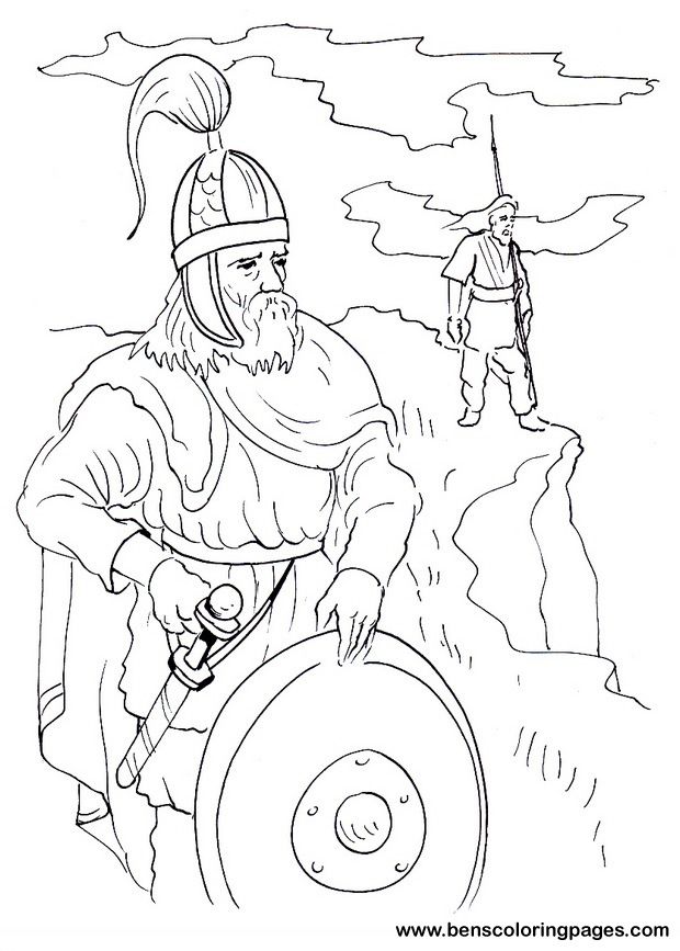 Gothic warrior coloring pages for kids