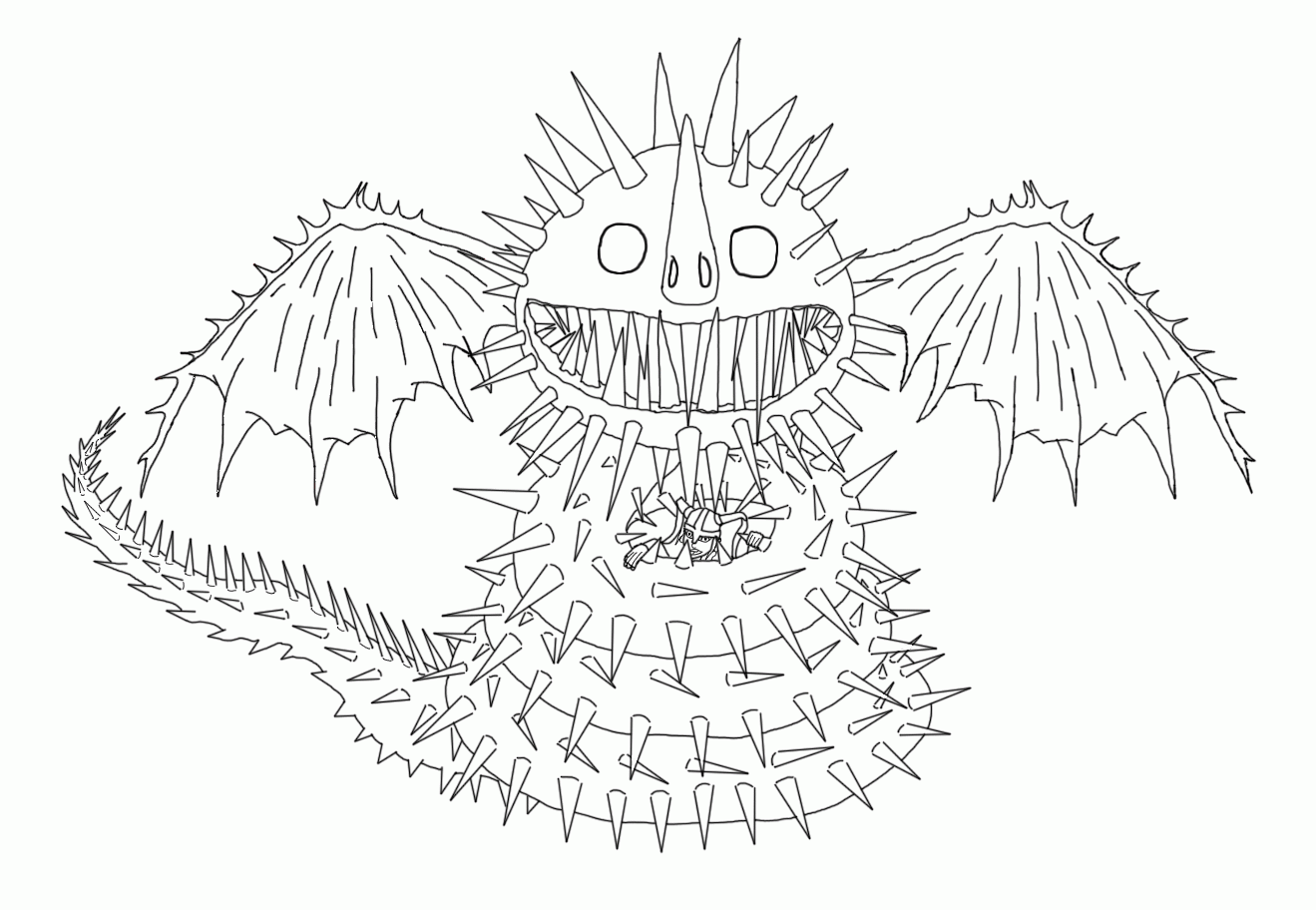 Train Your Dragon Coloring Pages - Coloring Home