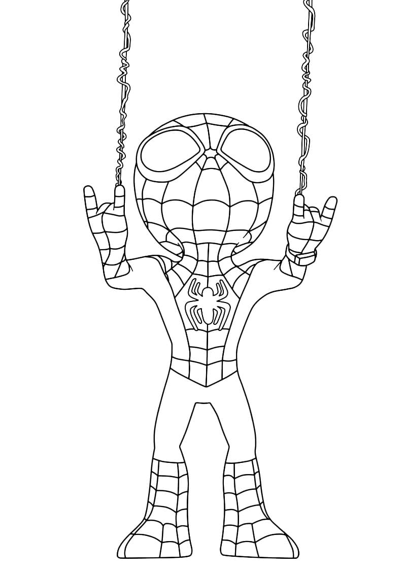 Spidey and His Amazing Friends 3 Coloring Page - Free Printable Coloring  Pages for Kids