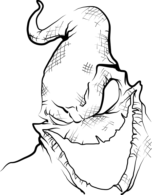 Oogie Boogie Coloring Pages.