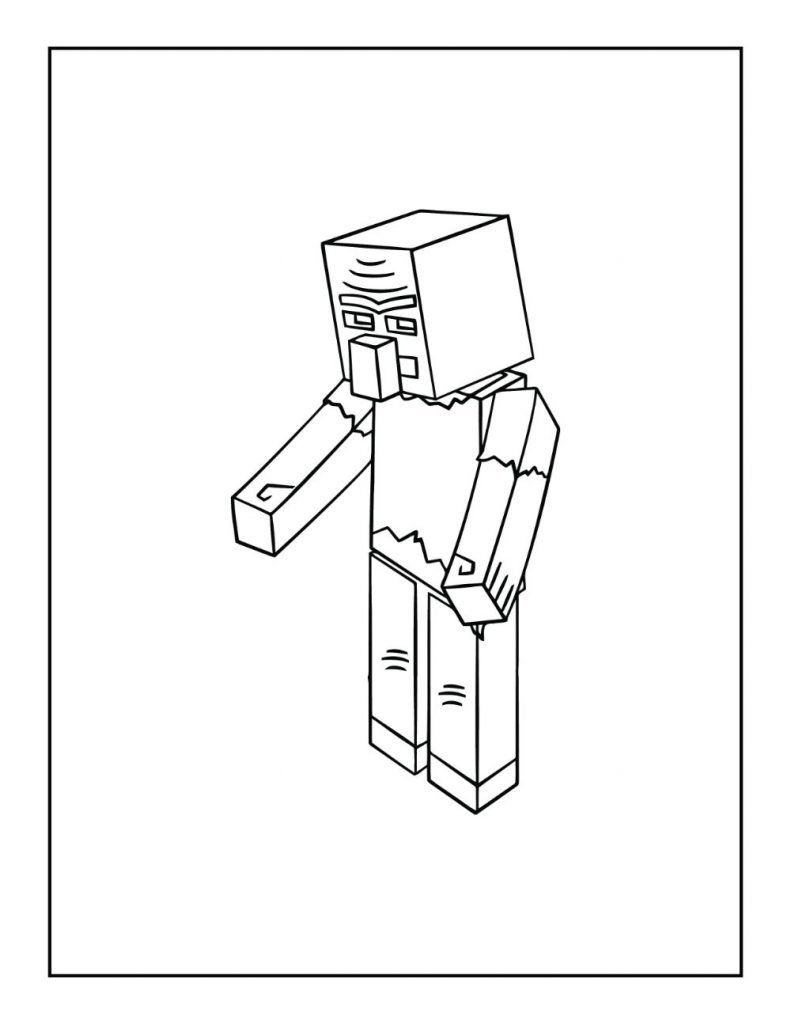 Free MINECRAFT Coloring Pages for Download (Printable PDF) - VerbNow