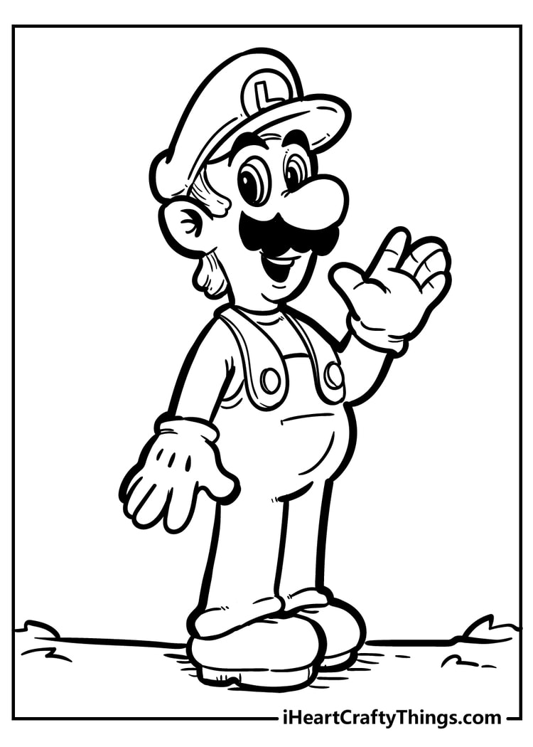 Super Mario Bros Coloring Pages - New And Exciting (2023)