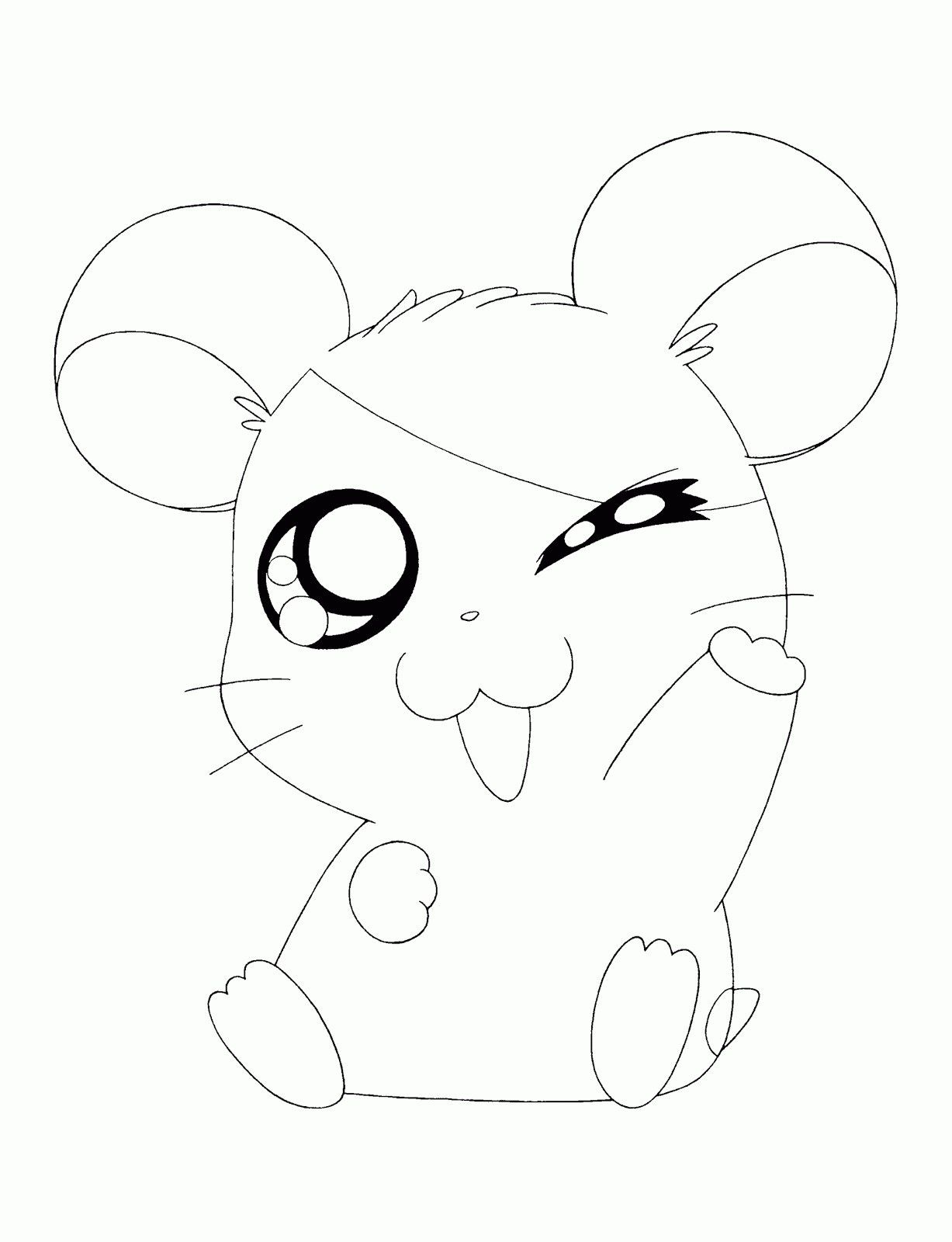 Free Coloring Pages Cute Animals - Coloring