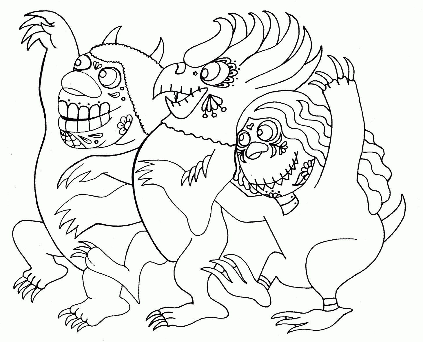 Level Where The Wild Things Are Coloring Pages Az Coloring Pages ...
