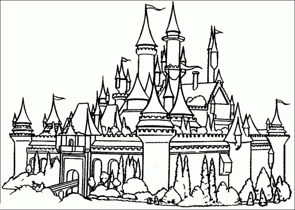 20+ Free Printable Castle Coloring Pages - EverFreeColoring.com