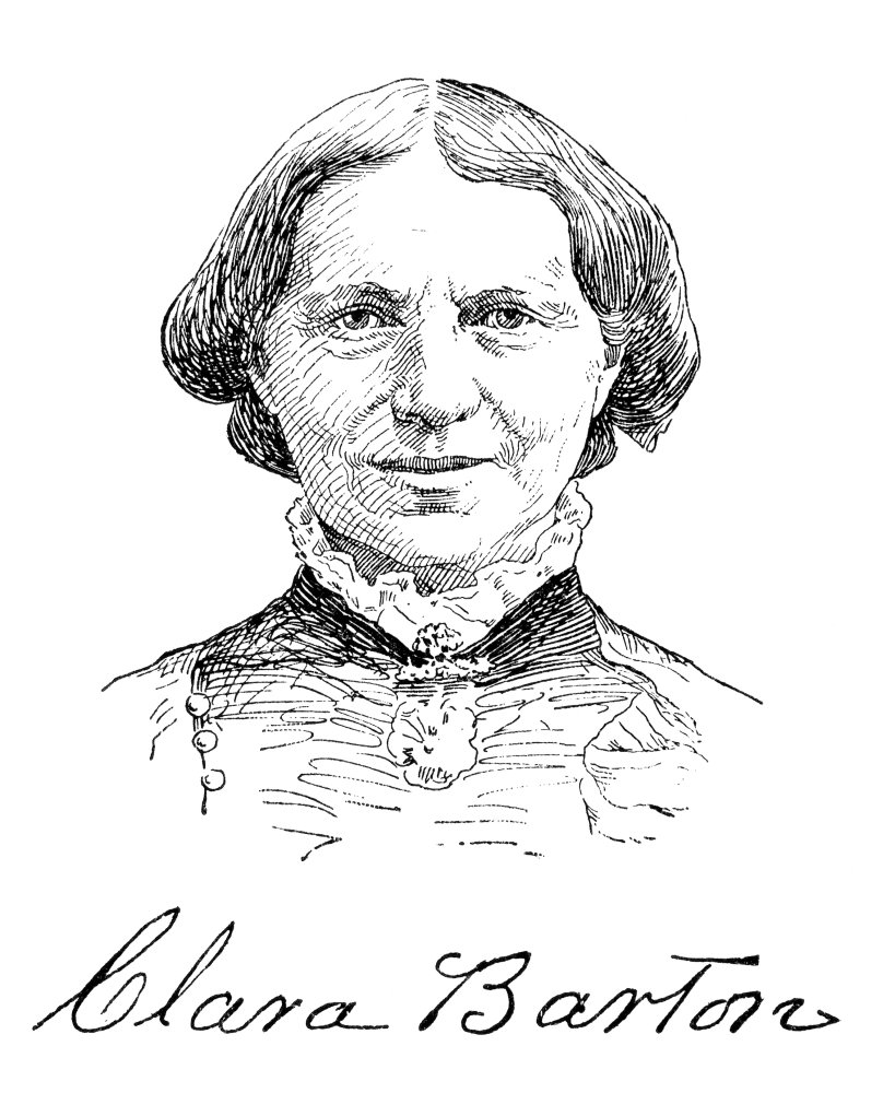 Amazon.com: Clara Barton (1821-1912) Nfounder Of The American Red Cross  Drawing 1888 Poster Print by (18 x 24) : Home & Kitchen