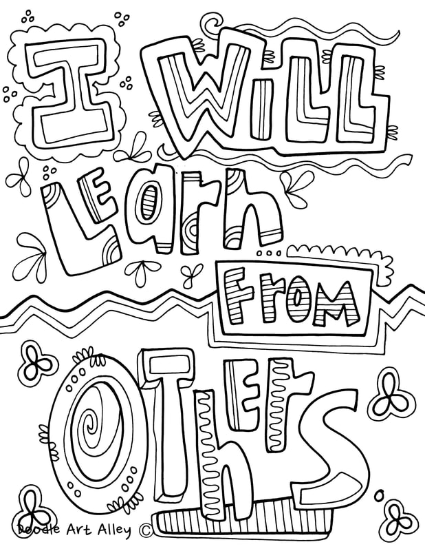 I will learn from others Coloring Page - Free Printable Coloring Pages for  Kids