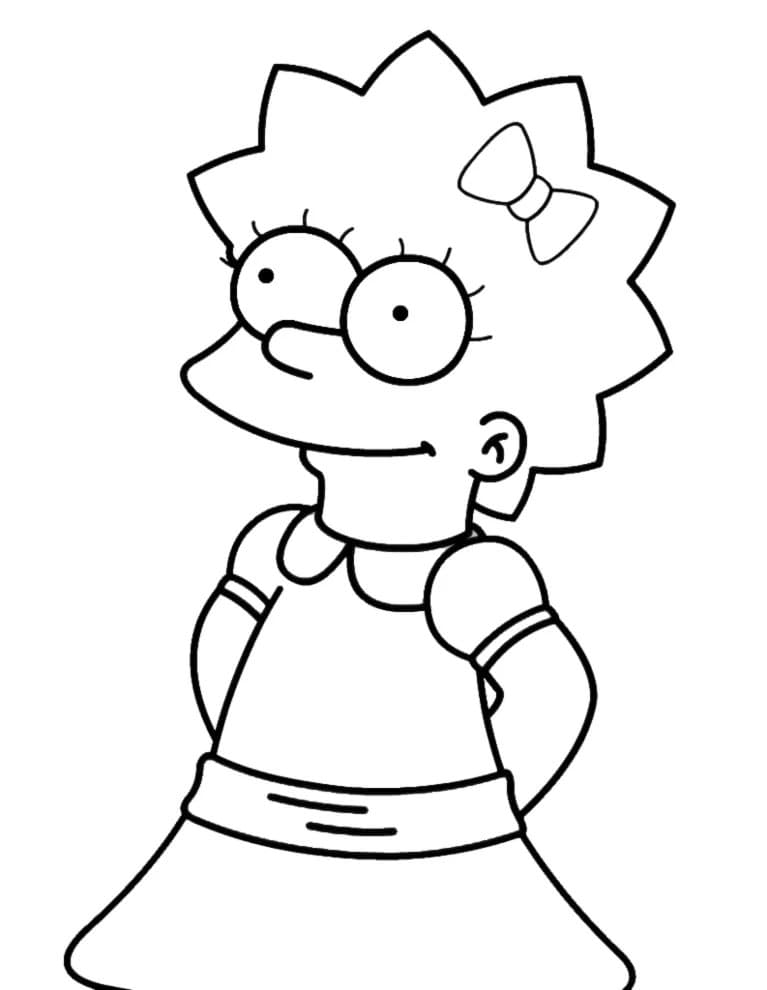 Lisa Simpson Coloring Pages - Coloring Home