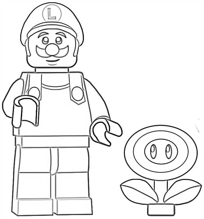 Lego Tanooki Mario Coloring Page - Free Printable Coloring Pages for Kids