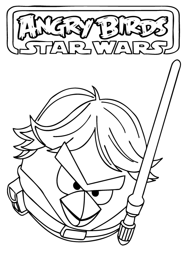 Angry Birds Star Wars Coloring Pages ~ Free Printable Coloring ...