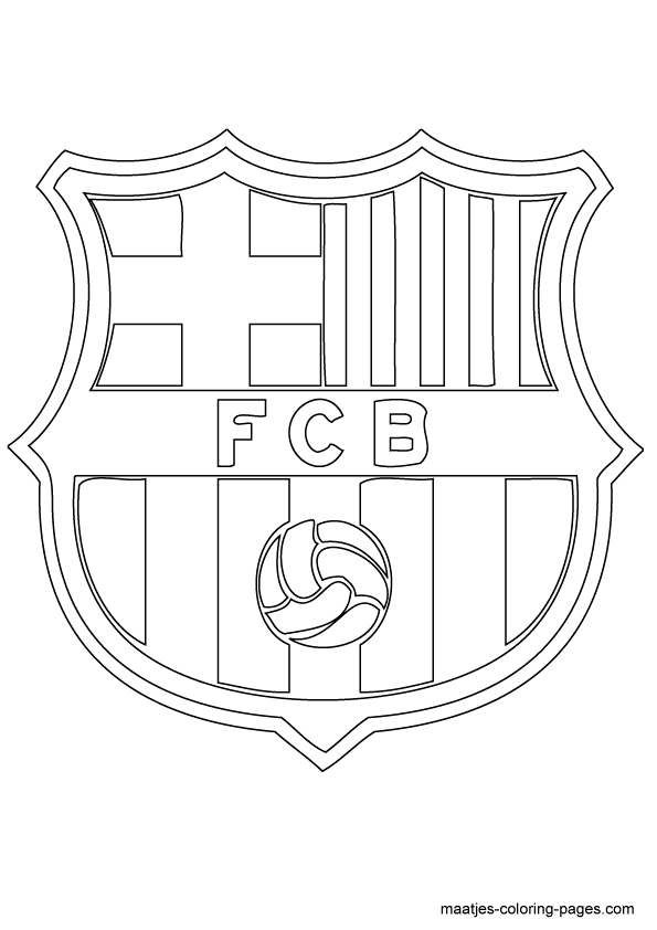 Download 11 Pics Of Barcelona Soccer Logo Coloring Pages - Barcelona Logo ... - Coloring Home
