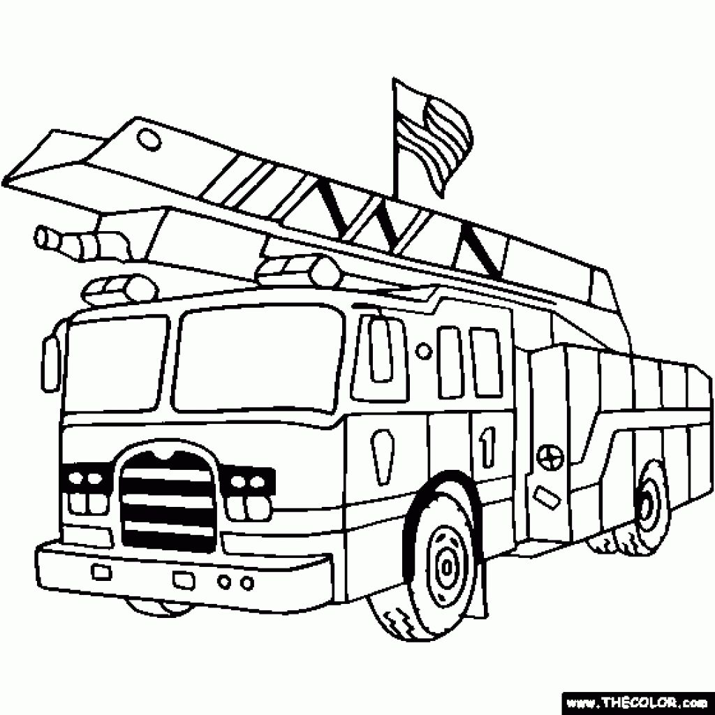 Fire Trucks Coloring Pages to Invigorate in coloring images ...