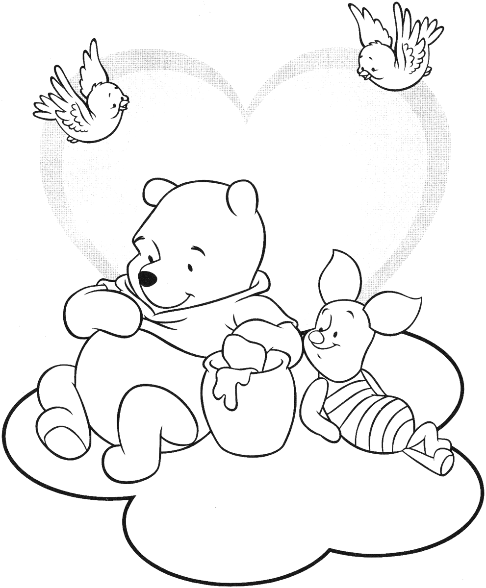 Winnie The Pooh Character Coloring Pages | Cooloring.com